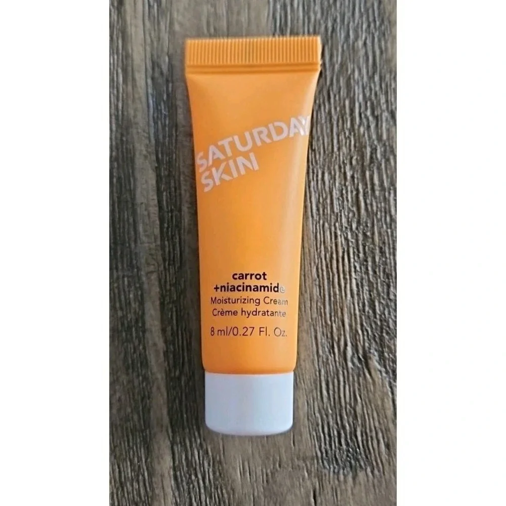 Saturday Skin Carrot Niacinamide Moisturizing Cream Mini Sample 0.27oz 8ml New